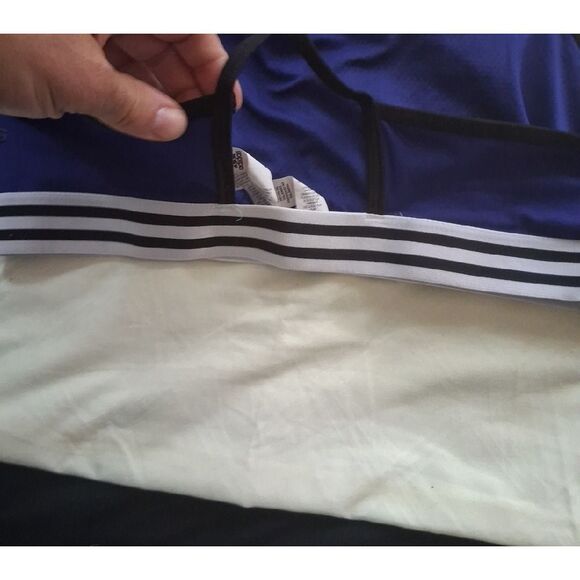 adidas Navy and Black Sports Bra - Picture 8 of 8